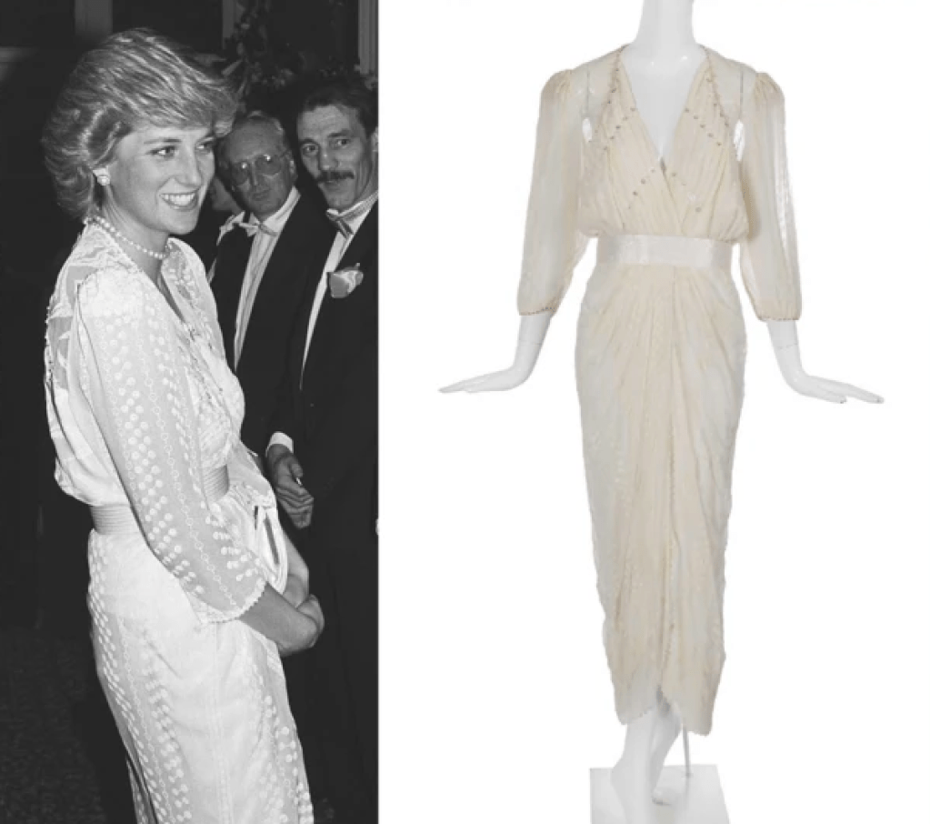 Zandra Rhodes’ dress worn by Diana sells for&nbsp;£10k